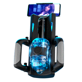 Masturbador masculino telescópico de punto fijo Thrusting Cannon King Mini de 6 segmentos